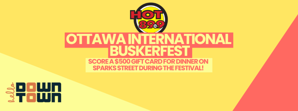 Win Dinner During Busker fest on Sparks Street